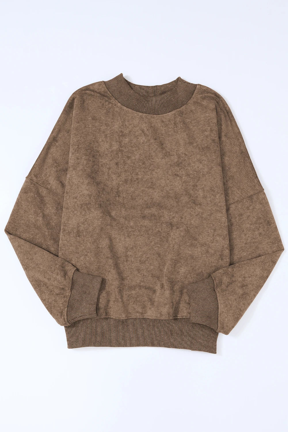 Rustic Chill Acid-Wash Sweater