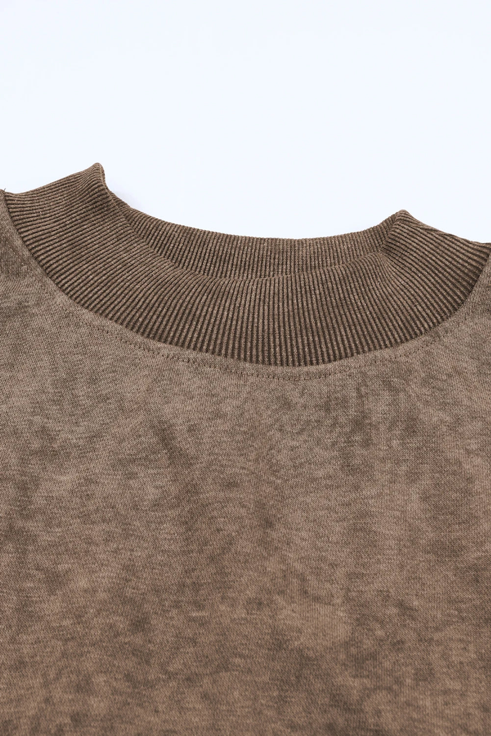 Rustic Chill Acid-Wash Sweater