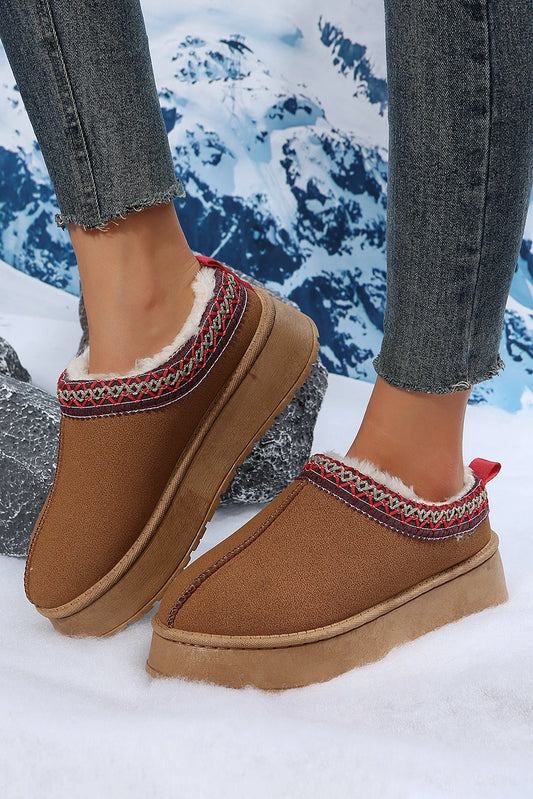 Chestnut Cozy Andes Slippers